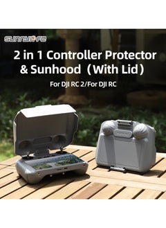 Sunnylife Sunnylife 2 in 1 Controller Protector Sun Hood Control Sticks Guard Screen Monitor Sunshade Cover for DJI RC 2/1 for Air 3/ Mini 3 Pro  - Image 1