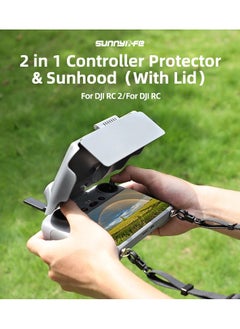 Sunnylife Sunnylife 2 in 1 Controller Protector Sun Hood Control Sticks Guard Screen Monitor Sunshade Cover for DJI RC 2/1 for Air 3/ Mini 3 Pro  - Image 3