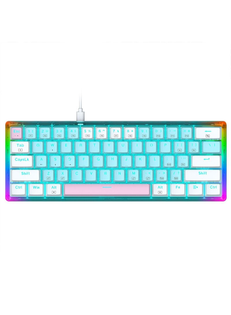 E-YOOSO Z-11T 61 keys RGB Mechanical Gaming Keyboard Red Switch - Image 1