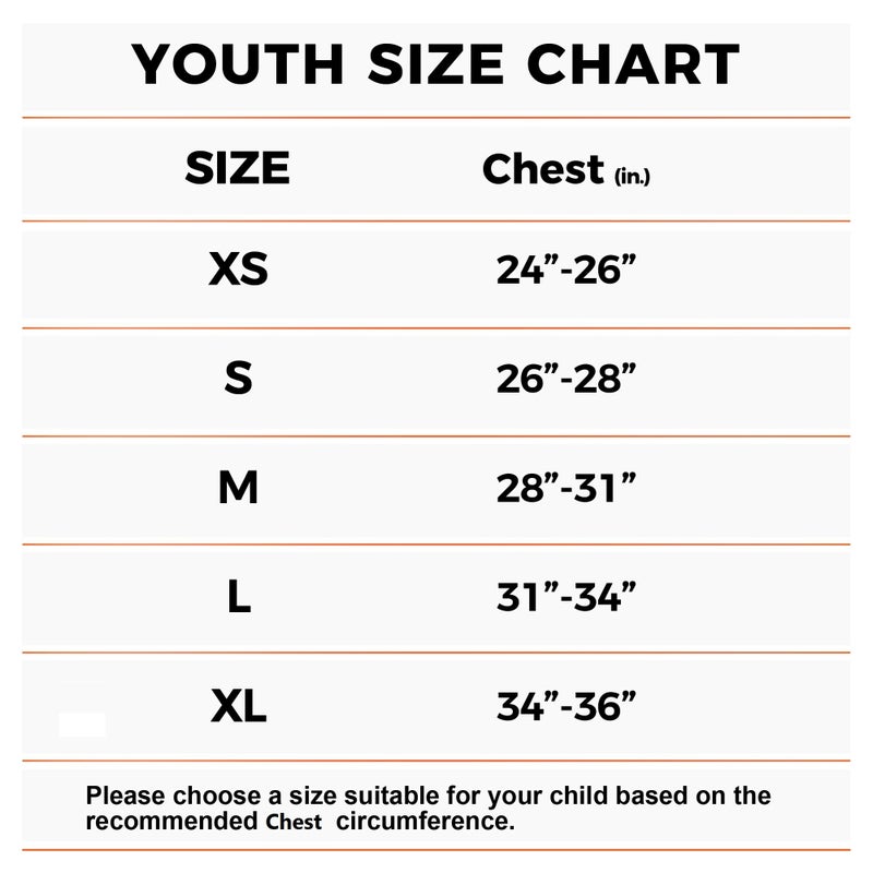 COOLOMG Youth Baseball Chest Protector Padded Shirt Kids Rib Heart Guard Sternum Protection for Softball Football Lacrosse Goalies S - Image 4
