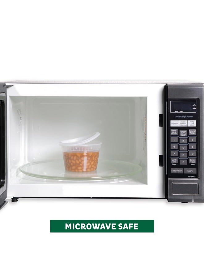 Freshware Food Storage Containers with Lids Plastic Containers, Deli, Slime, Soup, Meal Prep Containers | BPA Free | Stackable | Leakproof | Microwave/Dishwasher/Freezer Safe 16 oz. YH-S16X36 - Image 2