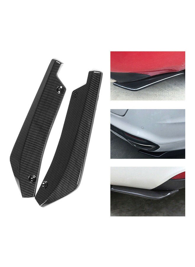 Loquat Universal Rear Bumper Lip Angle Splitters Diffuser Decorative Protection Winglets Side Skirt Extensions - Image 1