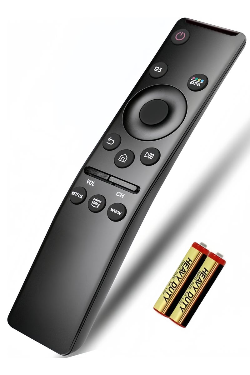 Universal Remote Control Compatible With Samsung Smart TV, QLED TV, LED TV, UHD TV, HDR SUHD Curved HDTV 3D 4K 8K Work With  Netflix, Prime Video Buttons - Image 1