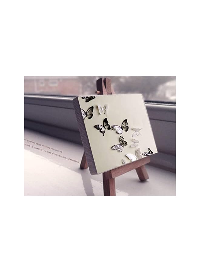 Zaboon Wall Stickers, 72 Pcs 3D Black And White Crystal Wall Decals, Household Creative 3D Double Layer Stereo Wall Sticker, Diy Home Decor Removable Sticker, Bedroom Window Arbitrary Stickers - Image 4