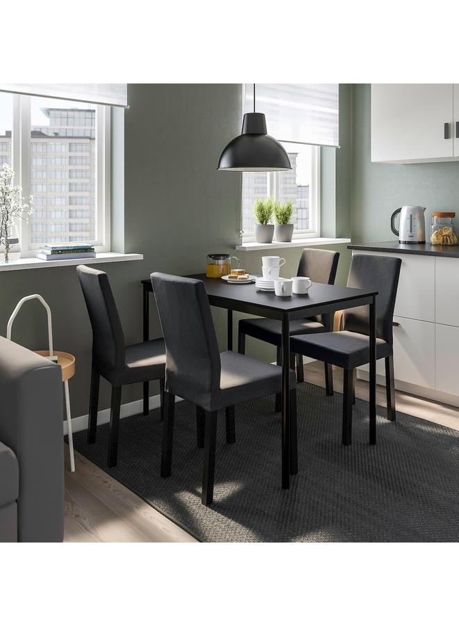 زبون كرسي، أسود/رمادي غامق Knisa - Image 3