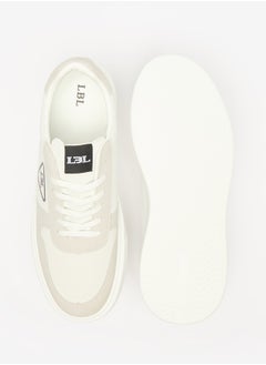 LBL by Shoexpress Men's Textured Sneakers with Lace-Up Closure  - Image 4