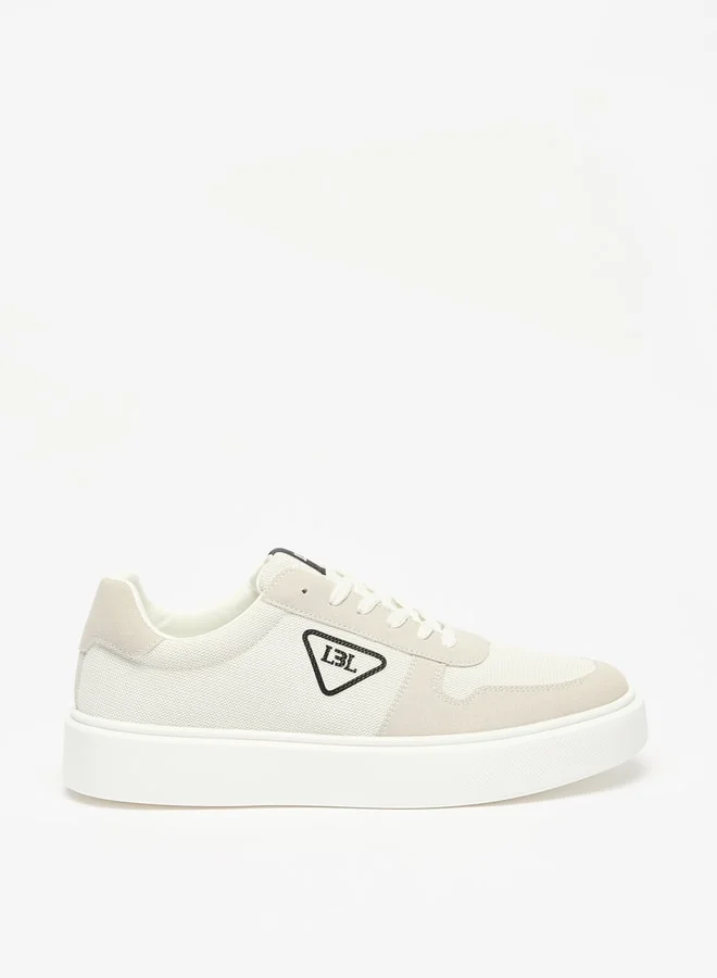 LBL by Shoexpress Men's Textured Sneakers with Lace-Up Closure