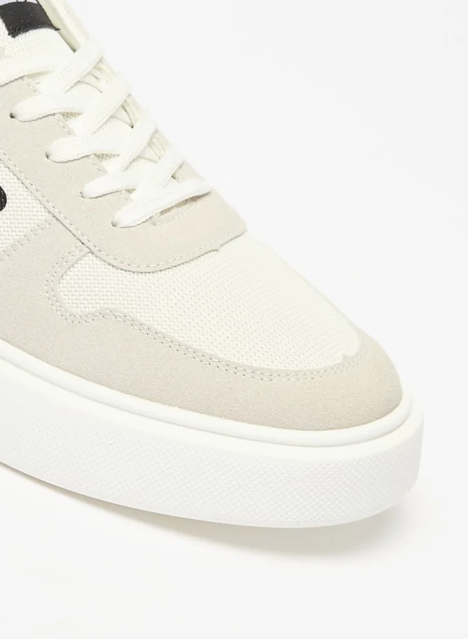 LBL by Shoexpress Men's Textured Sneakers with Lace-Up Closure