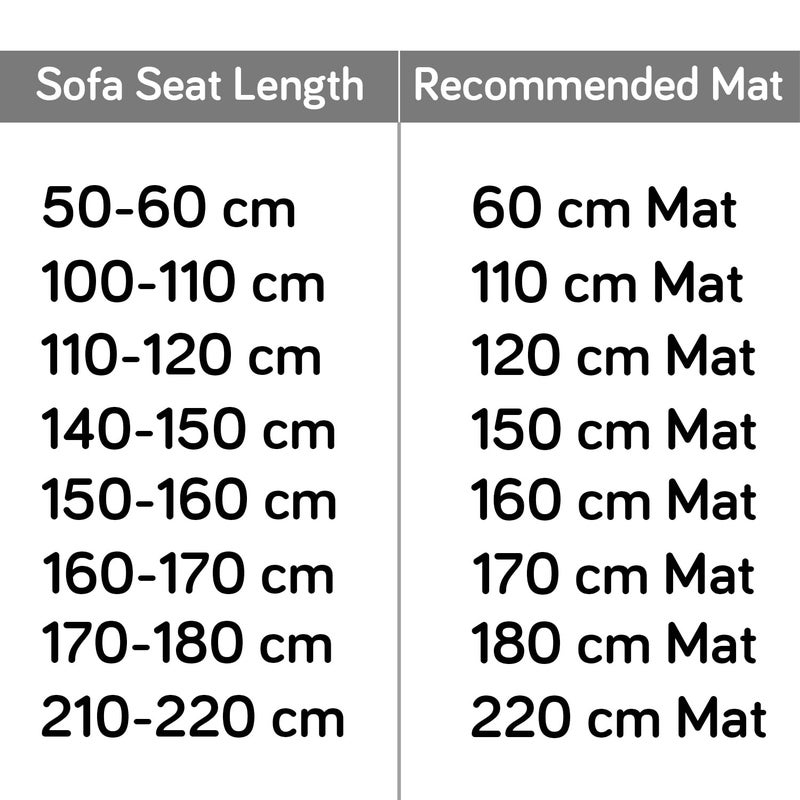 HOKIPO polyester Quilted Sofa Mat with Bottom Waterproof Layer with Pockets 175D x 110L cm Navy BlueNWAR5139W4 - Image 3