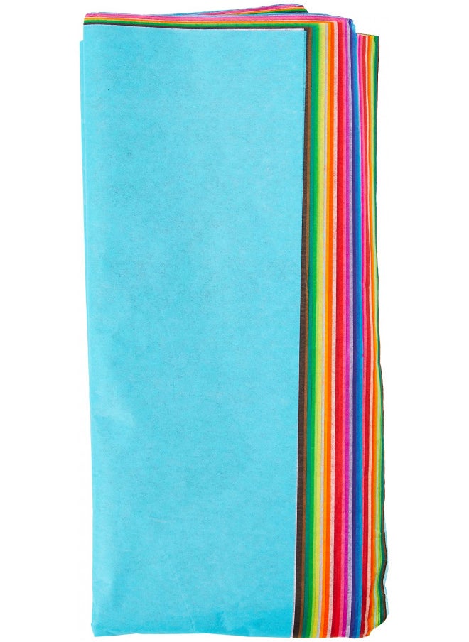 Pacon Spectra Deluxe Bleeding Art Tissue P0058506, 20 Assorted Colors, 20" x 30", 20 Sheets  - Image 1