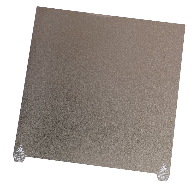 370x370mm Double Sided PEI Build Plate - Strong Adhesion Textured PEI Build Surface for FDM 3D Printers, High Temp Resistant Up To 300℃, Effortless Model Removal - Image 3