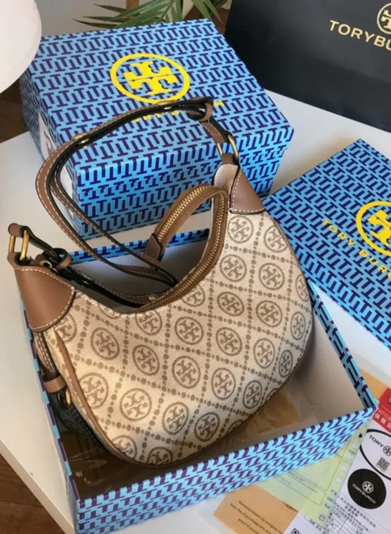 بورش حقيبة كتف T Monogram Crescent - Image 2