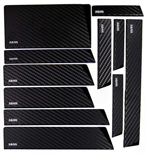 Asaya Professional Knife Edge Guards -Universal Blade Covers - Extra Strength, ABS Plastic and BPA-Free Felt Lining, non-Toxic and Food Safe - Knives Not Included (11Pcs) - Image 1