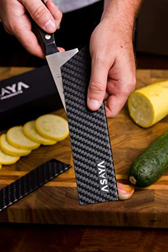 Asaya Professional Knife Edge Guards -Universal Blade Covers - Extra Strength, ABS Plastic and BPA-Free Felt Lining, non-Toxic and Food Safe - Knives Not Included (11Pcs) - Image 5