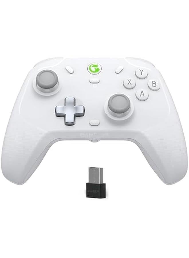 T4 Cyclone Pro Wireless Pro Controller for Switch/Lite/OLED, Hall Effect Controller (No Drifting) for Windows PC, Switch, Steam Deck, Android & iOS (White) - Image 1