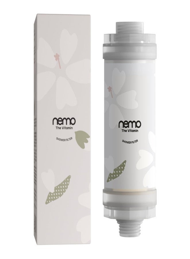 NEMO Vitamin Shower Filter (Simple White Musk) | Made in South Korea | Vitamin C + Glycerin Enriched | For Soft Skin & Smooth Hair | Advanced Chlorine & Rust Removal | De-stress with Aromatherapy - Image 1