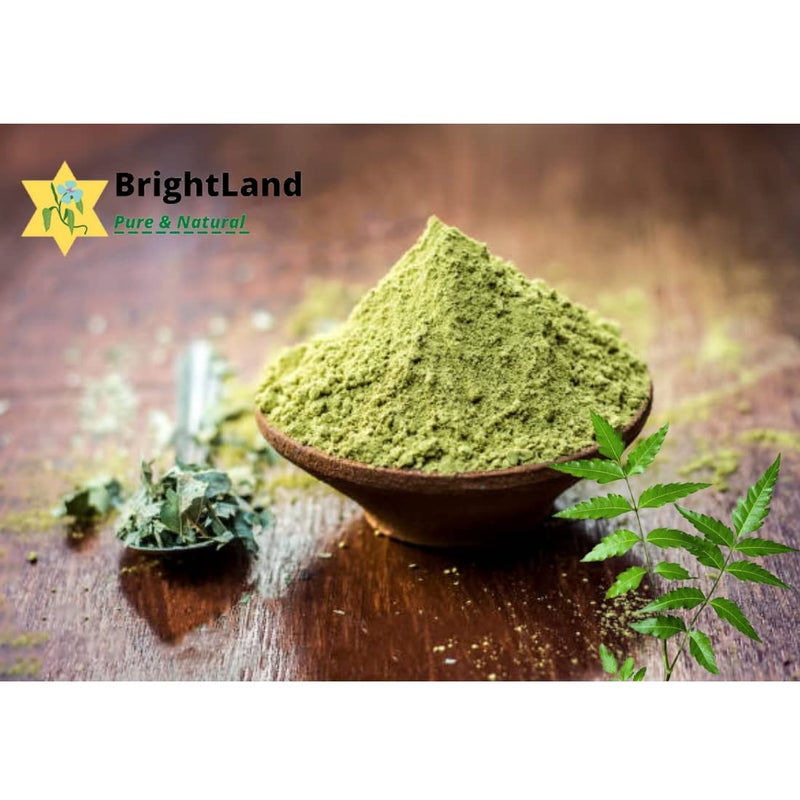 Brightland Rose Petal Powder Orange Peel Powder Multani Mitti Powder Neem Leaf Powder and Sandalwood chandan Powder 50gm Each Powder All 250gm - Image 3