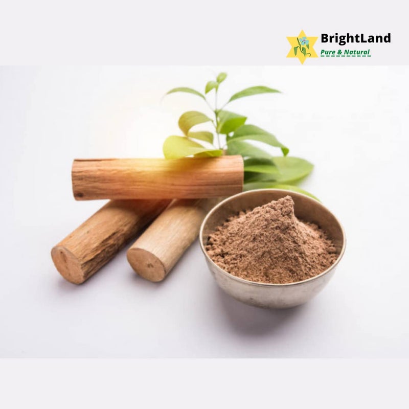 Brightland Rose Petal Powder Orange Peel Powder Multani Mitti Powder Neem Leaf Powder and Sandalwood chandan Powder 50gm Each Powder All 250gm - Image 5