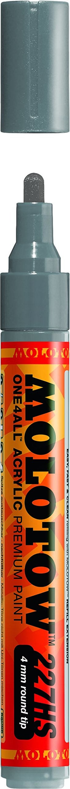 Molotow علامة الطلاء الأكريليكي MOLOTOW ONE4ALL، 4 مم، رمادي أزرق داكن، 1 كل (227.244) - Image 1