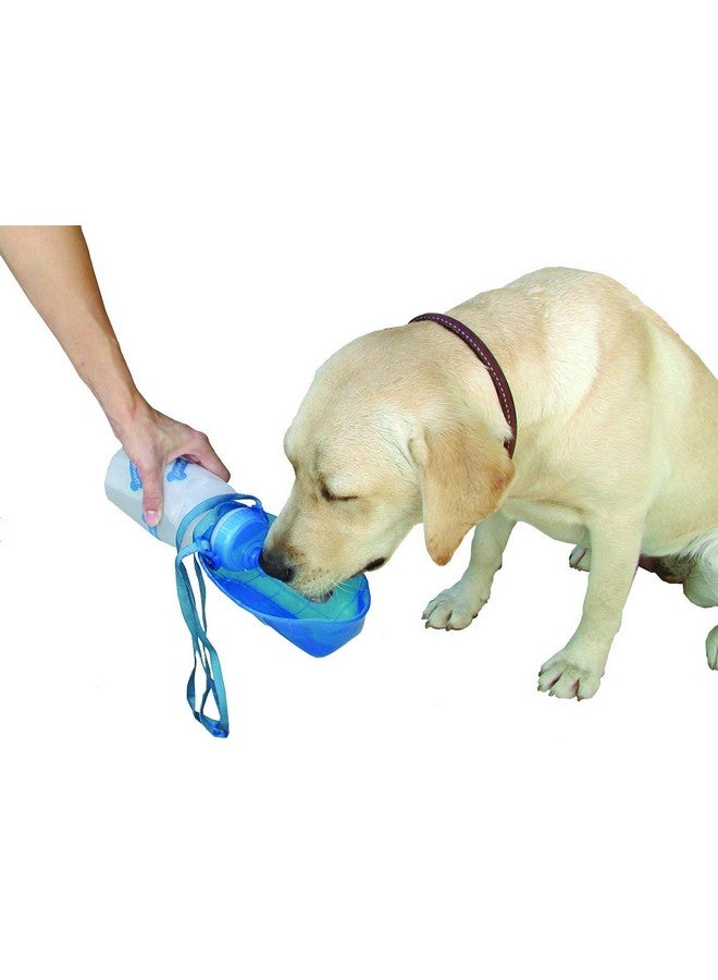 Lixit Hand Held Foldable Travel Hiking Outdoor Watering Bottle Bowl for Dogs (Pack of 1, Granite) - Image 5