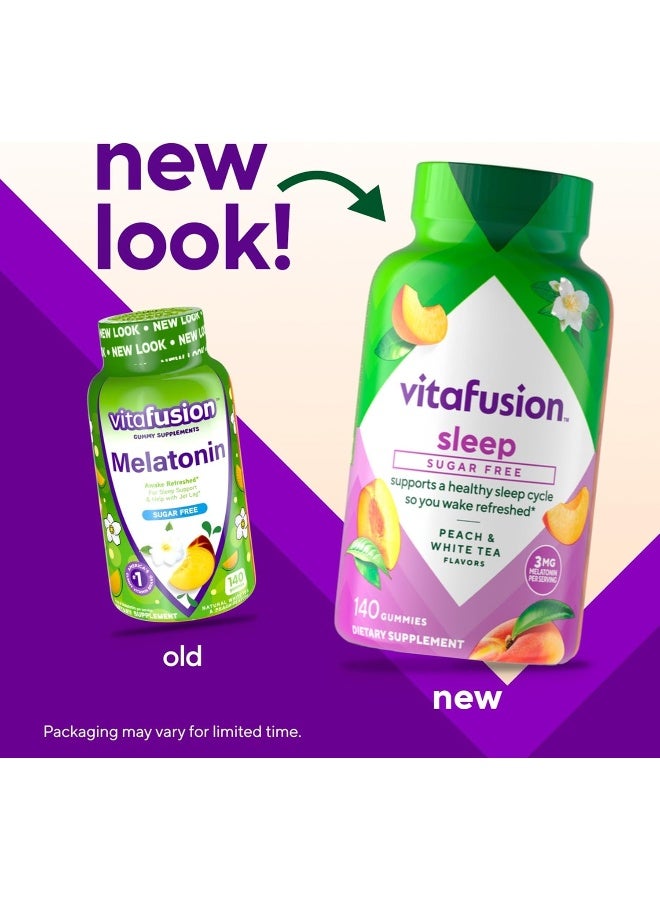Vitafusion Sleep Gummies Peach Flavor for Adults - Image 2
