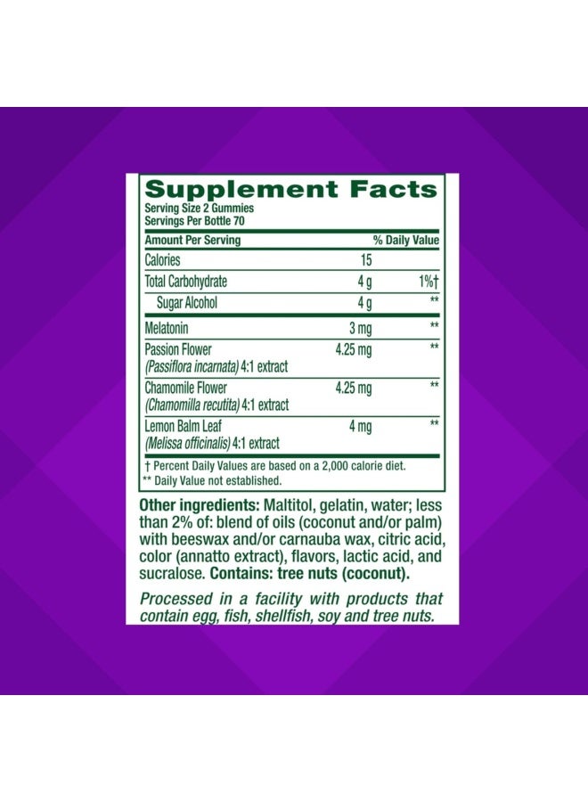 Vitafusion Sleep Gummies Peach Flavor for Adults - Image 4