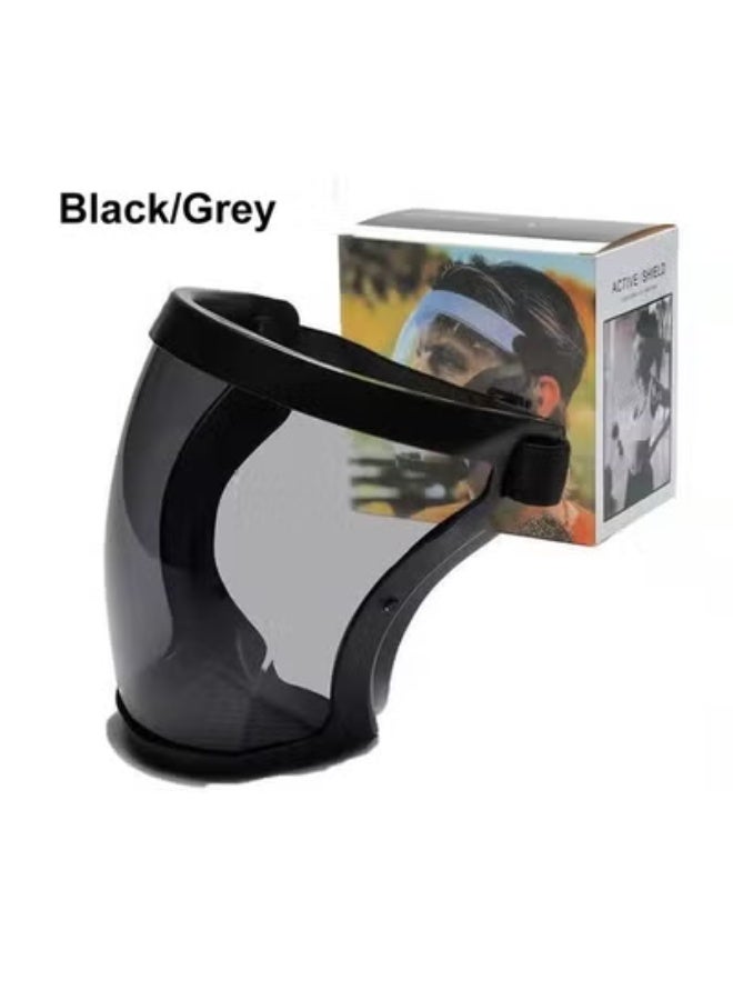 Transparent Full Face Shield for Kitchen | Oil-Splash Proof, Anti-Fog Protective Mask with Safety Glasses - Image 4