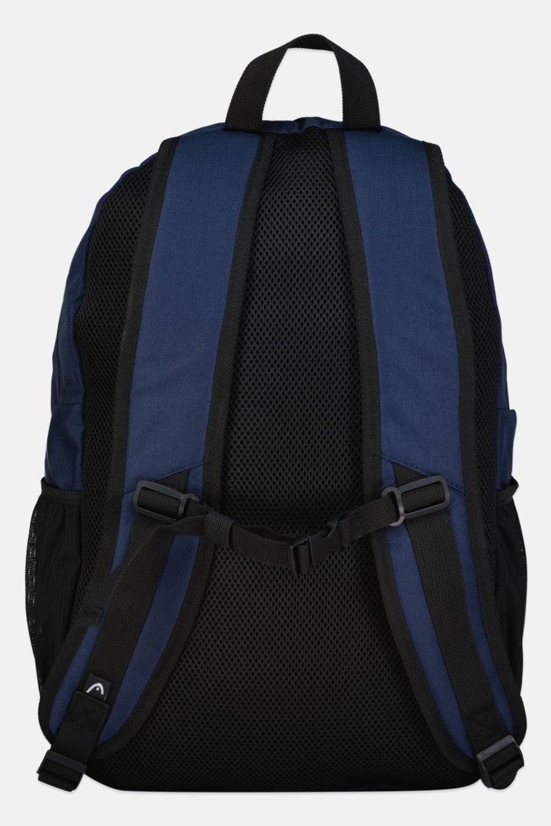 HEAD Men Brand Logo Backpack With Elastic, Navy - Image 2