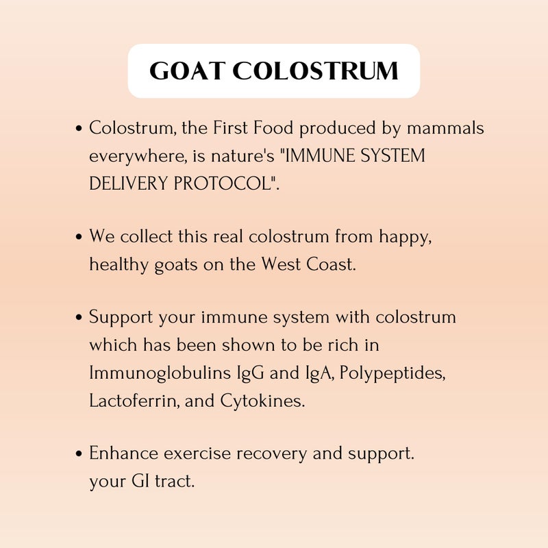 Mt Capra Mt. Capra Goat Milk Colostrum | for Healthy Immune System, Gut, and Athletic Performance | Grass-Fed, High in Immunoglobulins | 17 Servings - 50 Grams - Image 5