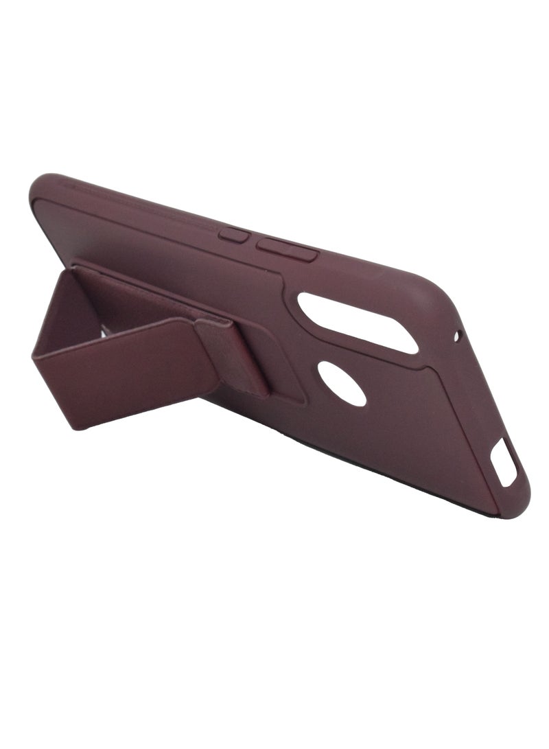 BORTONY Case Silicone Camera Protected Shockproof With Finger Grip Stand Cover Huawei Y9 Prime 2019 - Image 2