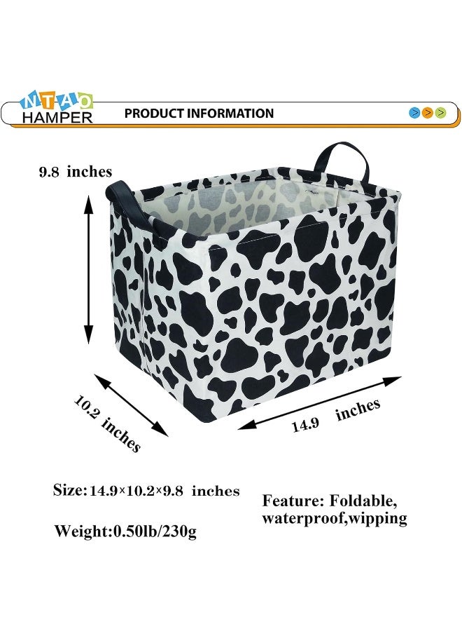 NTAOHAMPER سلة تخزين قماشية مستطيلة NTAOHAMPER - Image 4