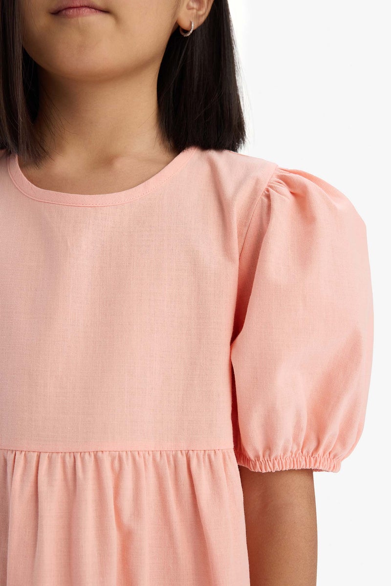 ديفاكتو فستان قطن قصة عادية - Image 4