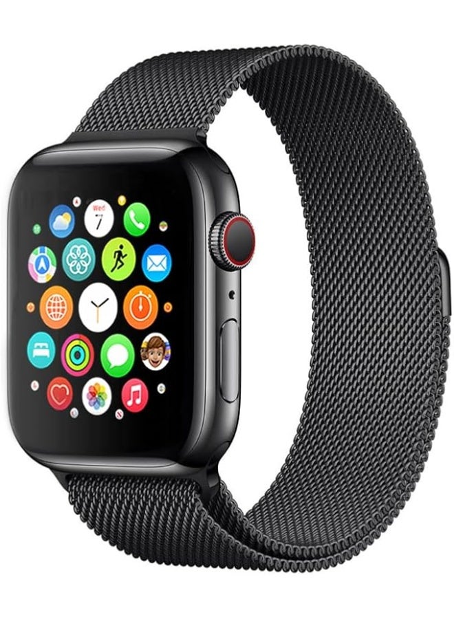 متوافق مع سوار ساعة Apple Watch مقاس 46 مم للنساء والرجال، سوار معصم معدني مغناطيسي من الفولاذ المقاوم للصدأ متوافق مع سلسلة iWatch Ultra - Image 3