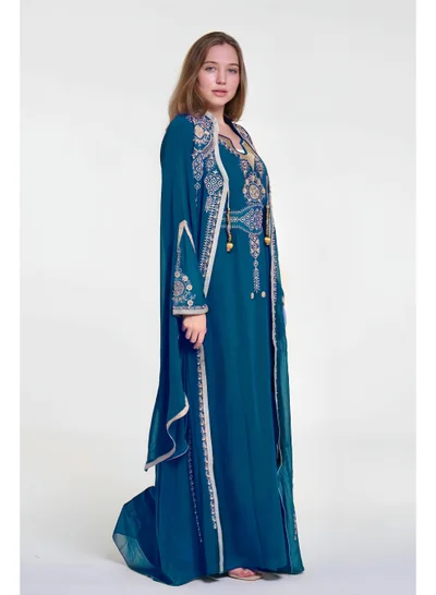AL BENT AL SHARQIEH embroidered kaftan dress
