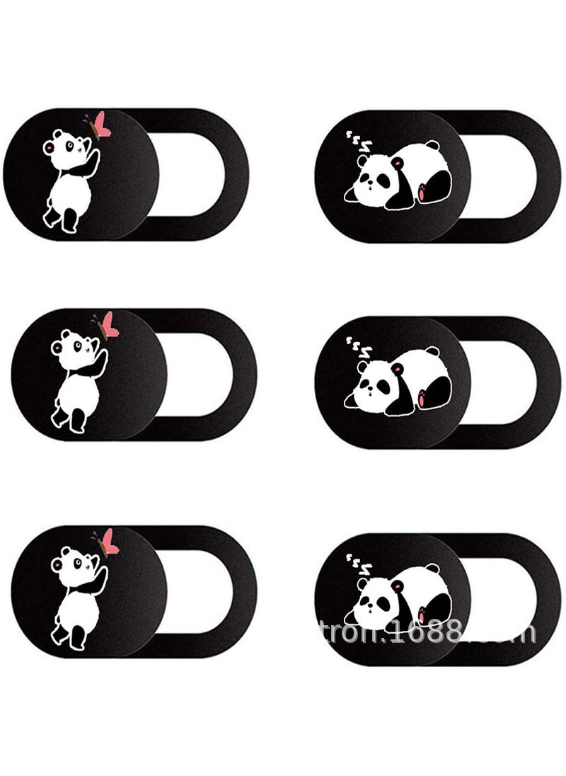 Generic - Customized Pattern Anti-spy Camera Privacy Protection Cover For Mobile Phones Tablets Hidden Surveillance Lens Cap Cute lazy panda 1 - Image 1