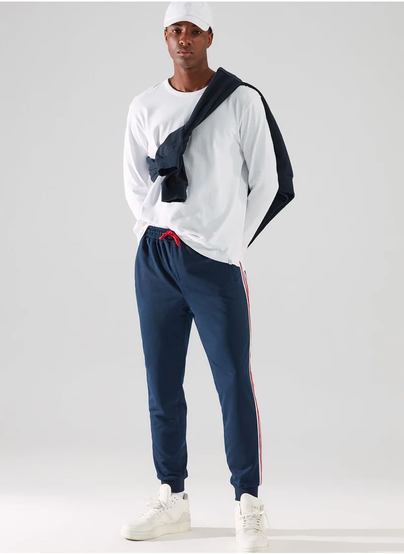 trendyol Side Stripe Cuffed Sweatpants