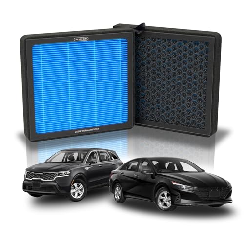 ZEZUT Cabin Air Filter, for 2021-2024 Hyundai Elantra, Santa Fe, KIA K5, Sorento, Ioniq 5/6, Santa Cruz, Sonata, Tucson, Niro, Sorento, Sportage, Genesis GV60 (CF12820) - Image 1