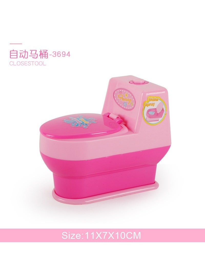 Simulation of small household appliances childrens play toys simulation kitchen toys electronic scales meat grinder hair dryer Automatic toilet 161g