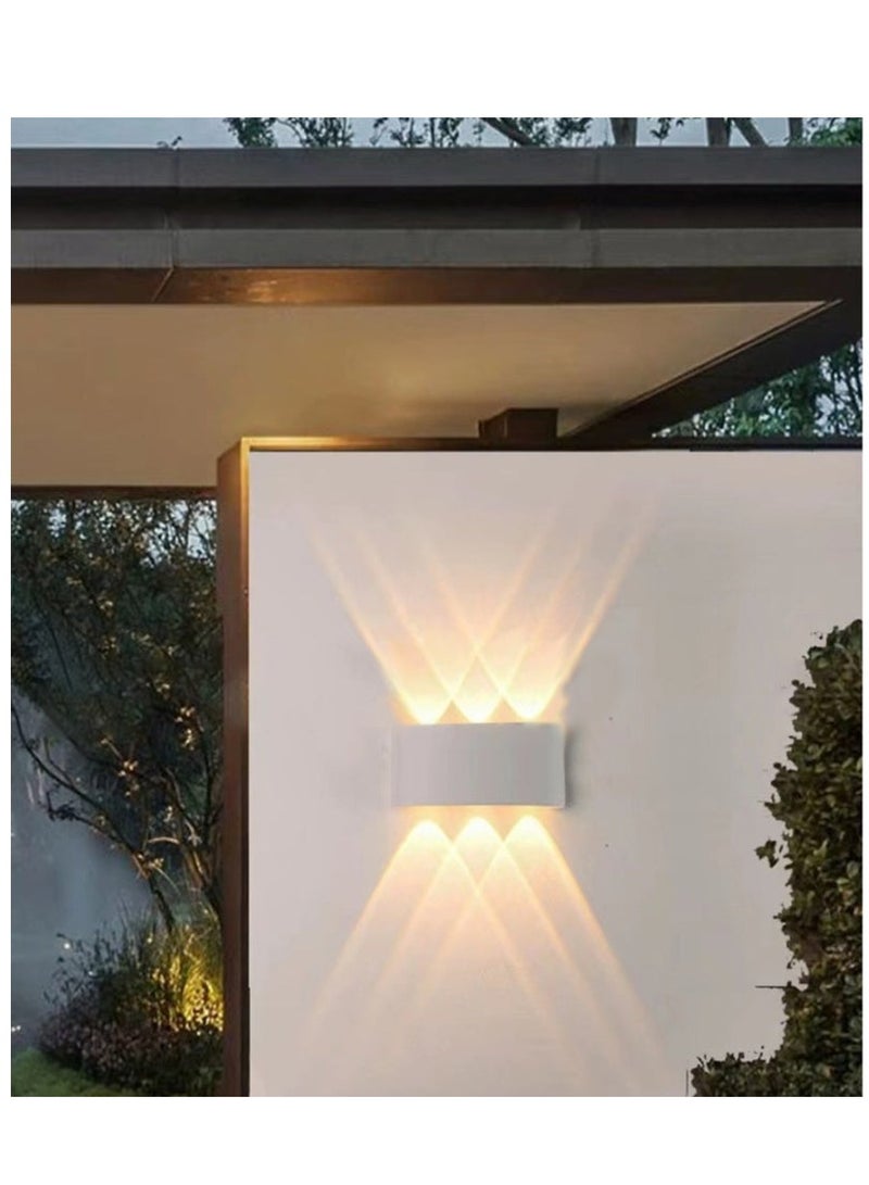 Furtey Modern Wall Light LED 6w Warm White 17 X 8 X 4cm , LED Waterproof Wall Lamp Bedroom Corridor Lamp , Suitable for Living Room , Dining Room , Bedroom , Stairs , Balcony , Corridor - Image 2