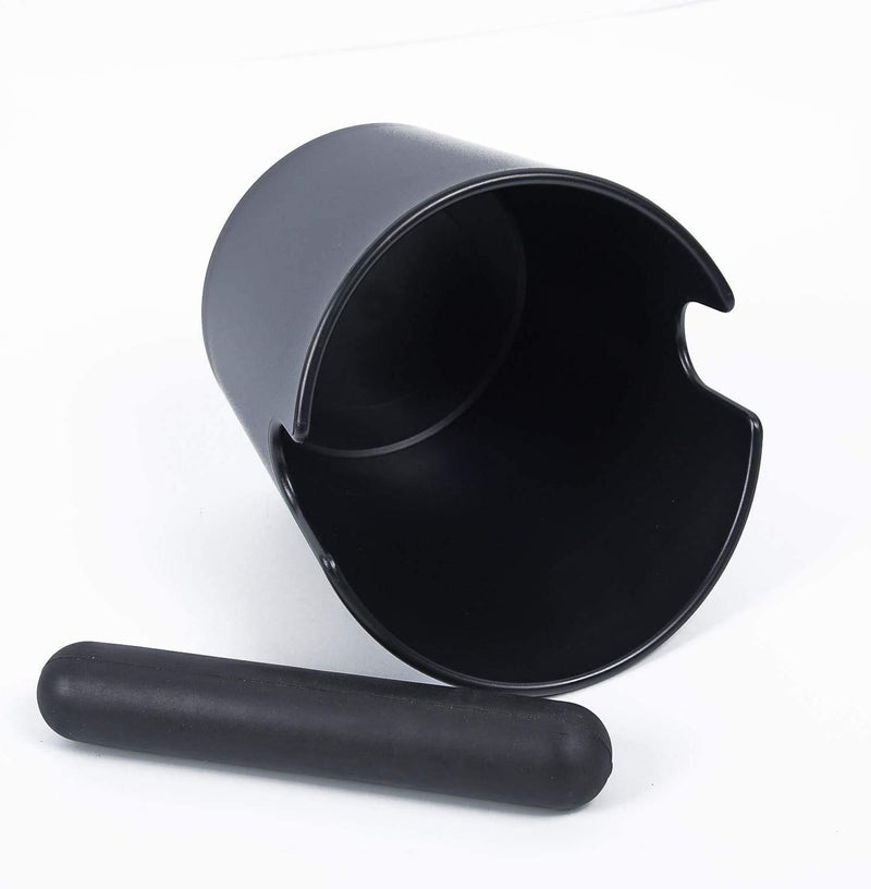 AIFUSI Espresso Knock Box, 4.8 Inch Coffee Knock Box Espresso Dump Bin For Coffee Grounds with Removable Knock Bar and Non-Slip Base Shock-Absorbent Durable Barista Style - Image 4