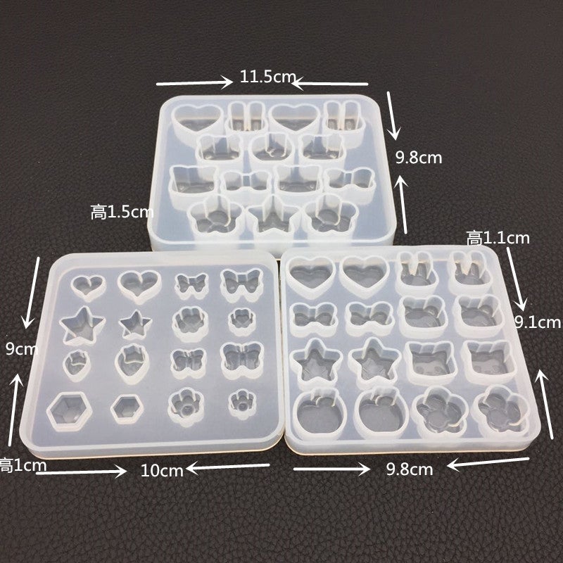 Diy Crystal Glue Cute Rabbit Apple Strawberry Animal Mold Jewelry Mold Pendant Glue Mold - Image 3