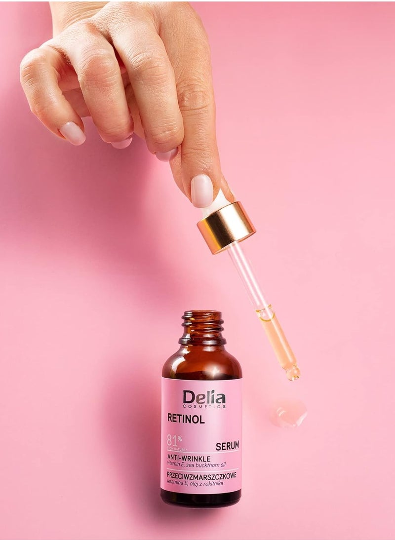 Delia Cosmetics Anti-Wrinkle Face Neck And Neckline Serum 30ml  - Image 3