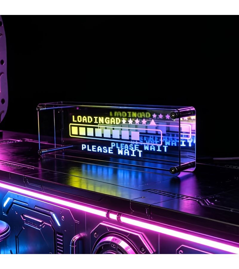 شريط إضاءة RGB ثلاثي الأبعاد بمرآة لا نهائية للألعاب، حامل طيف RGB Pro، مصباح مكتبي LED أسفل الشاشة، ضوء ليلي محيطي USB لعصا التحكم، إكسسوارات إعدادات الكمبيوتر الرائعة لديكور غرفة الألعاب. - Image 1