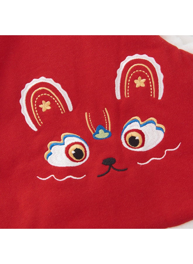 Tongtai Baby Cotton Vest, Autumn And Winter, Unisex Baby Cotton-padded Clothing, Children's Warm New Year Outfit, New Year's Top - Image 5