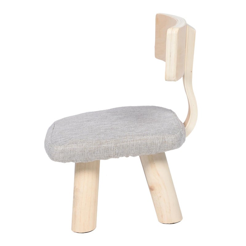 Toddler Safe Fall Back Stool with Smooth Edges for Playroom Bedroom Kindergarten Sturdy Design - Image 2