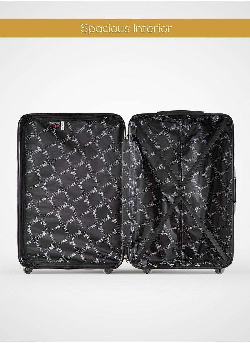 PARAJOHN - Vizro 3-Piece ABS Hardside Spinner Luggage Trolley Set Yellow - Image 1