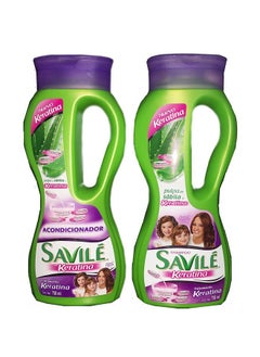 Savile Savile Biotina Pulpa de Sabila y Keratina Shampoo/Acondicionador (Shampoo and Conditioner) by Savile  - Image 2