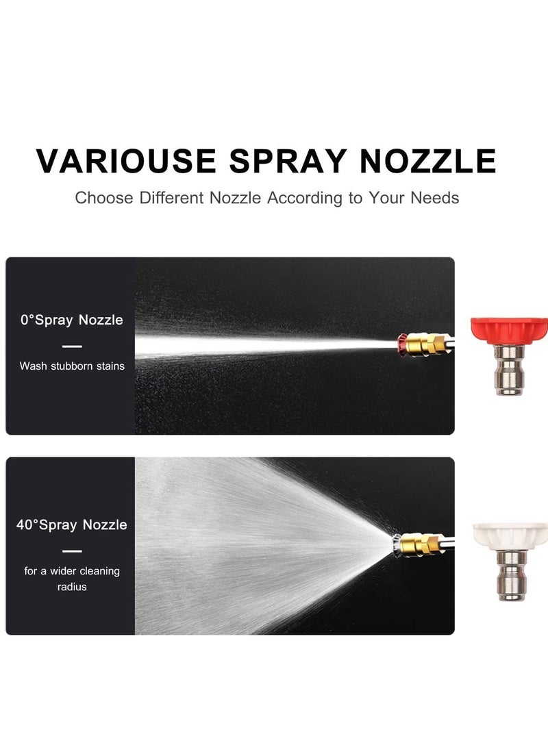 24V Cordless Portable Washer Electric High Pressure Cleaner Machine 30Bar Lithium Battery Handheld Car Cleaning Device With Foam Generator Nozzle Water Pump - Image 2