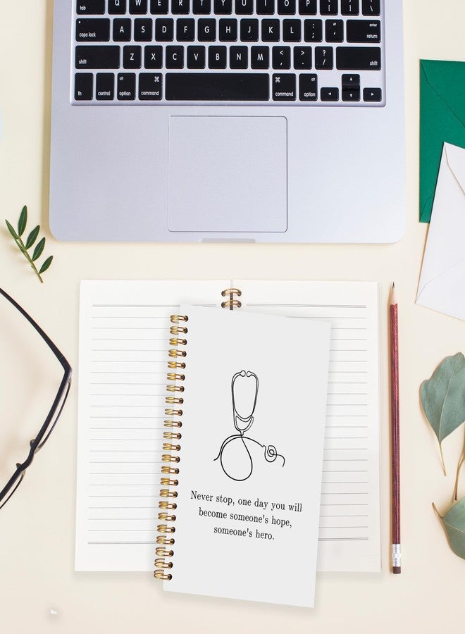 BearCake Nurse Notebook, Nursing Student Gifts,Stethoscope Medical Notebook Journal, Doctor Notebook, Future Nurse Doctor Gifts, Medical Student Gifts, Nurse Graduation Gifts, Hardcover Spiral - Image 3