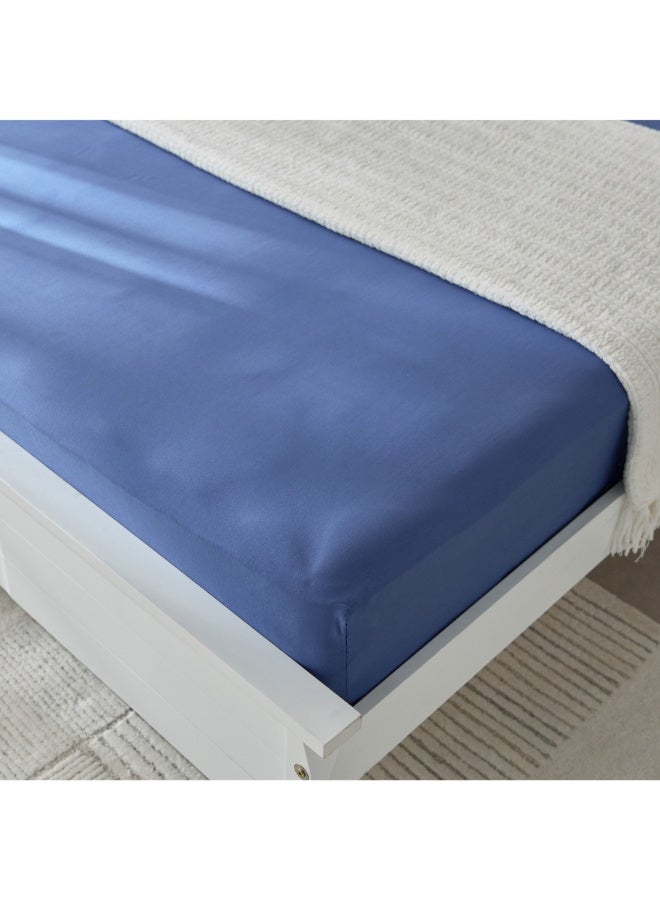 Home Box Derby Solid Microfiber Queen Fitted Sheet 150 X 200 X 25 Cm - Image 3